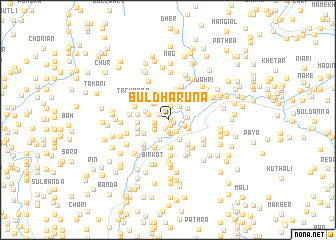 map of Buldhar Una