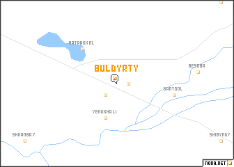 map of Buldyrty