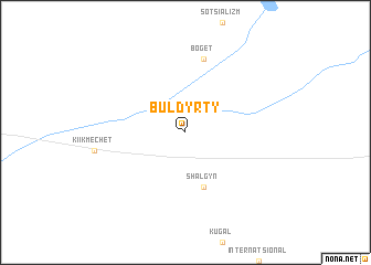 map of Buldyrty