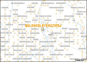 map of Būleh Kolā-ye Mūzīraj