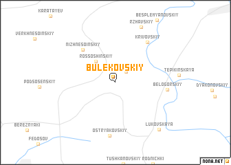 map of Bulekovskiy