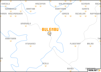 map of Bulembu