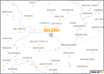 map of Bulgaki