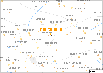 map of Bulgakova