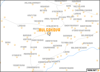 map of Bulgakova