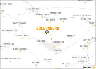 map of Bulgakovka