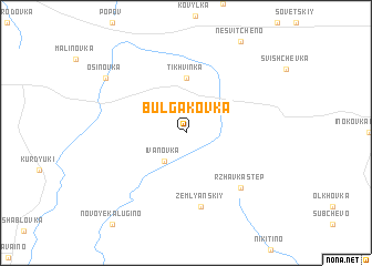 map of Bulgakovka