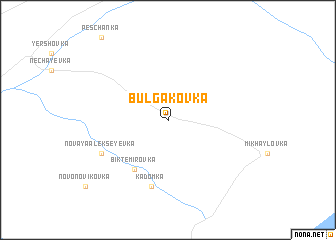 map of Bulgakovka