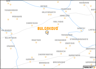 map of Bulgakovo