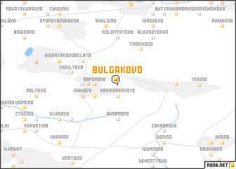 map of Bulgakovo