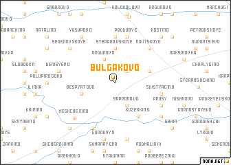 map of Bulgakovo