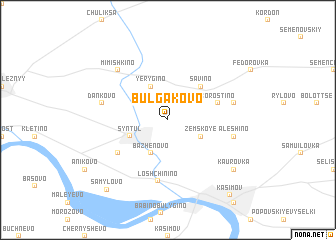 map of Bulgakovo