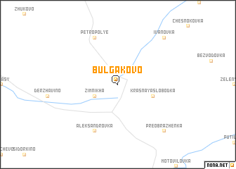 map of Bulgakovo