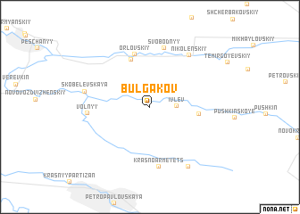 map of Bulgakov