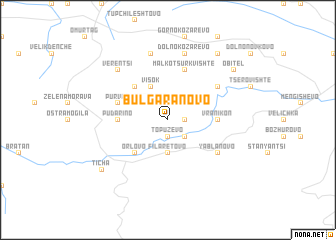 map of Bŭlgaranovo