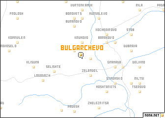 map of Bŭlgarchevo