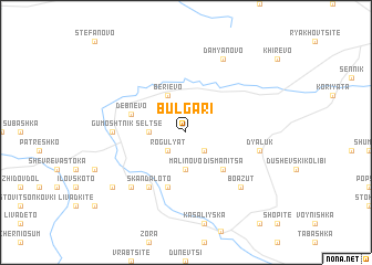 map of Bŭlgari