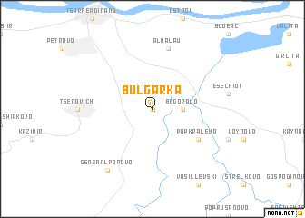 map of Bŭlgarka