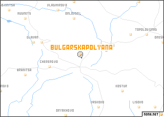 map of Bŭlgarska Polyana