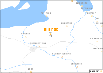 map of Bulgar