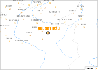 map of Bulgat-Irzu