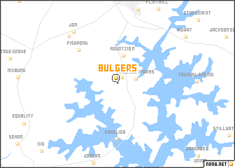 map of Bulgers