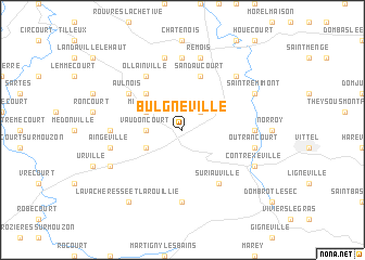 map of Bulgnéville