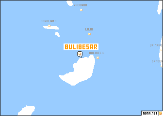 map of Buli-besar