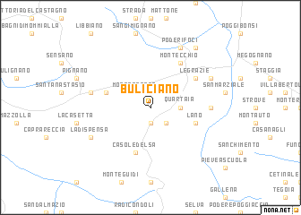 map of Buliciano