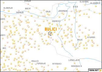 map of Bulići