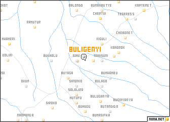 map of Buligenyi