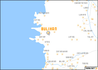 map of Bulihan