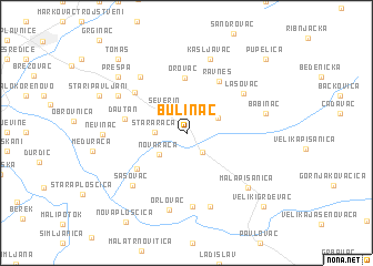 map of Bulinac