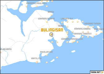 map of Bulingisan