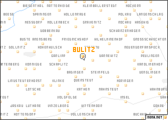 map of Bülitz