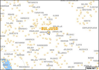 map of Buljuša