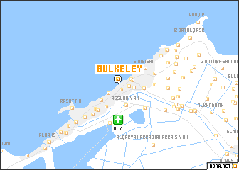 map of Bulkeley