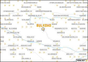 map of Bulkowo