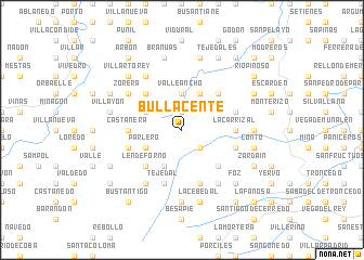 map of Bullacente