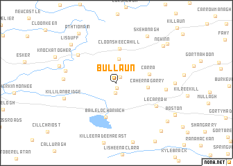 map of Bullaun