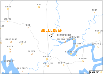 map of Bull Creek