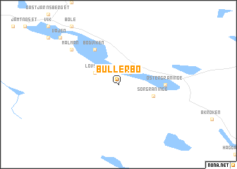 map of Bullerbo