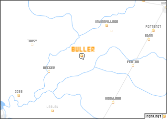 map of Buller