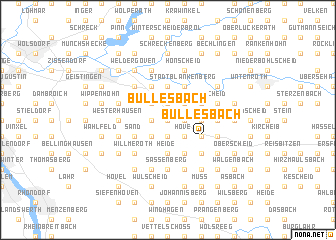 map of Büllesbach