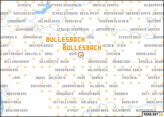 map of Büllesbach