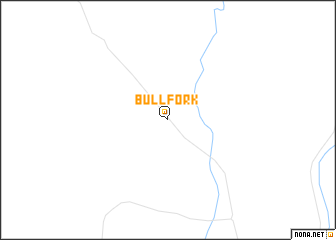 map of Bull Fork