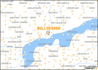 map of Bullhe Shāh