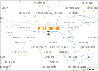 map of Bullingham