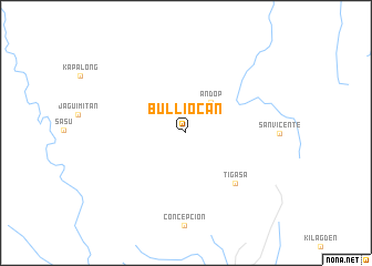 map of Bulliocan