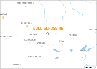 map of Bullis Crossing